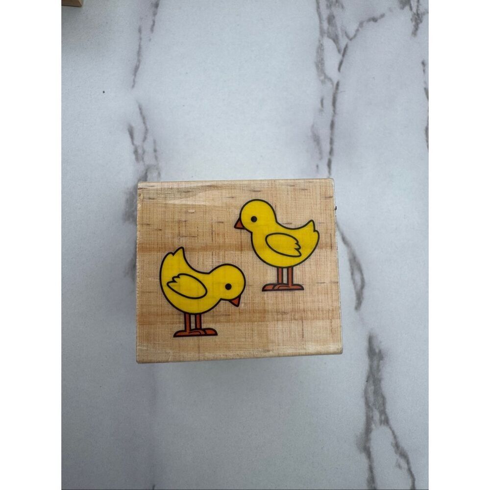 New Cartoon Ducklings Rubber Stamp